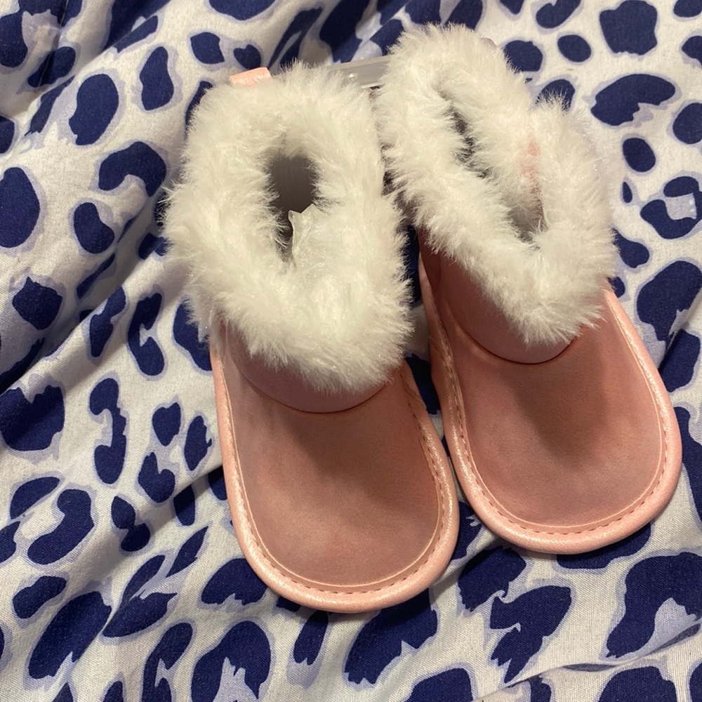 Pink booties